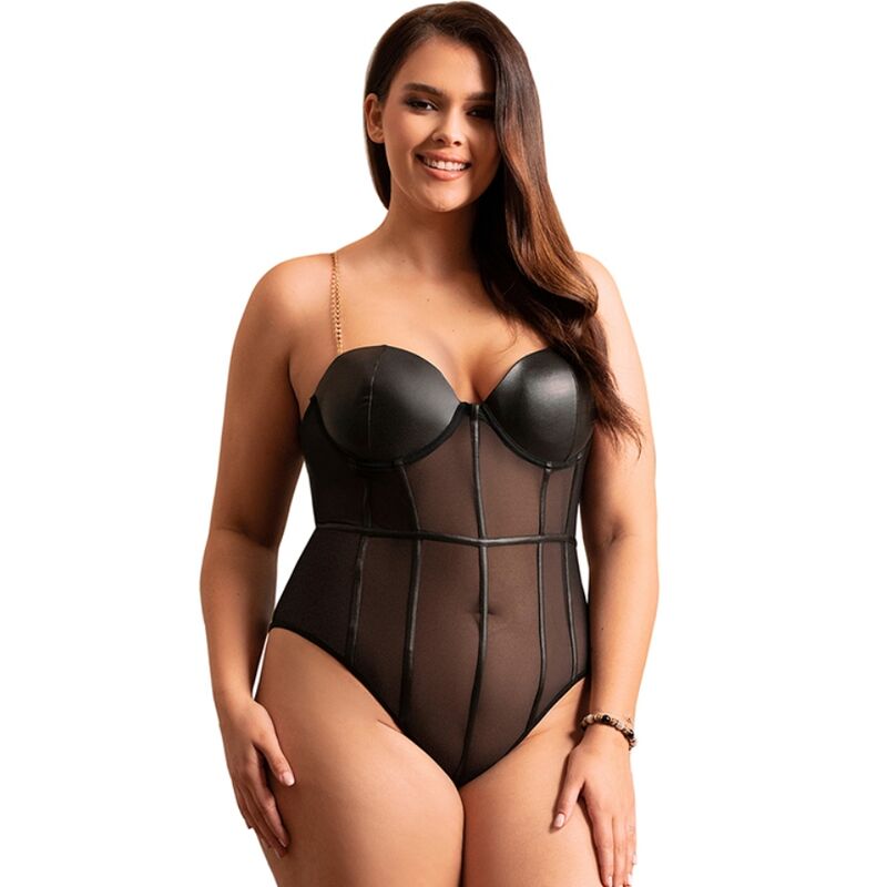 SUBBLIME - CHAIN SUSPENDERS BODYSUIT