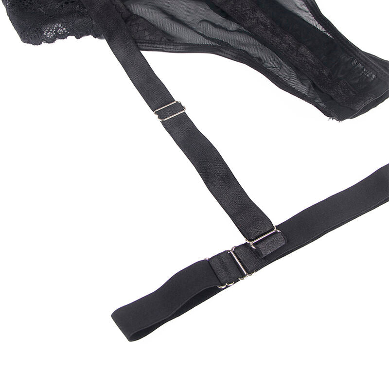 SUBBLIME - TEDDY WITH GARTER STRAP DETAIL CHEST