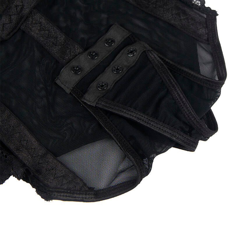 SUBBLIME - TEDDY WITH GARTER STRAP DETAIL CHEST