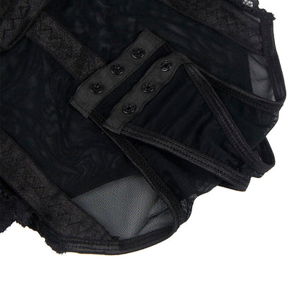 SUBBLIME - TEDDY WITH GARTER STRAP DETAIL CHEST