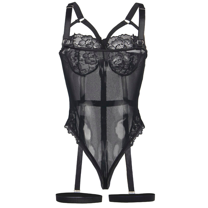 SUBBLIME - TEDDY WITH GARTER STRAP DETAIL CHEST
