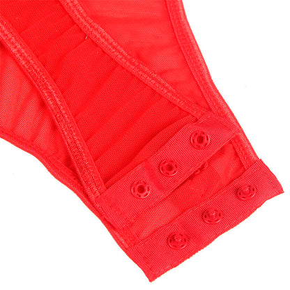 SUBBLIME - TEDDY WITH GARTER STRAP DETAIL CHEST