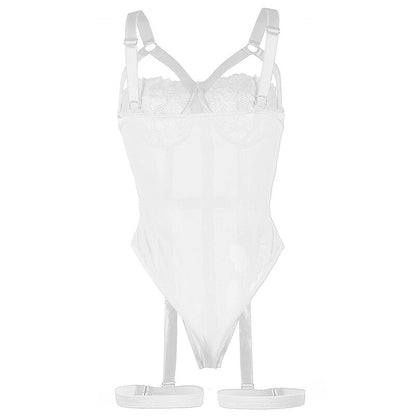 SUBBLIME - TEDDY WITH GARTER STRAP DETAIL CHEST