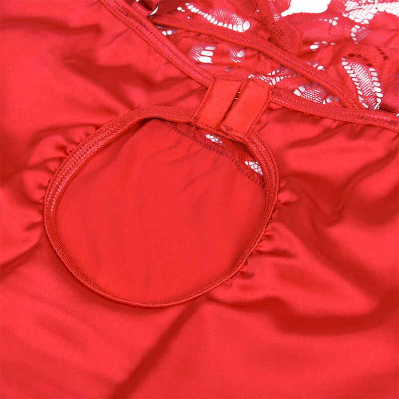 SUBBLIME - SATIN BABYDOLL WITH LACE
