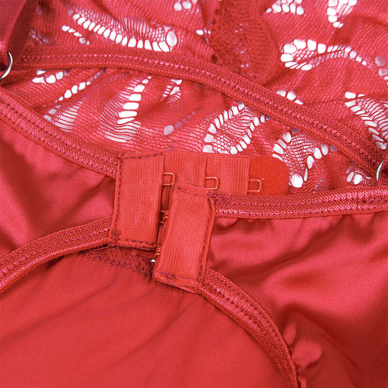 SUBBLIME - SATIN BABYDOLL WITH LACE