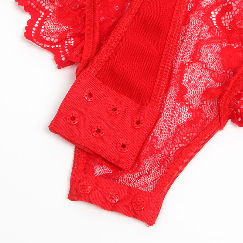 SUBBLIME - TEDDY WITH GARTER WITH LACE DETAIL AND STRIPS