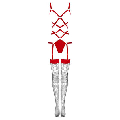LIVCO CORSETTI FASHION - THIARA LC 20213 SET BODY + STOCKINGS