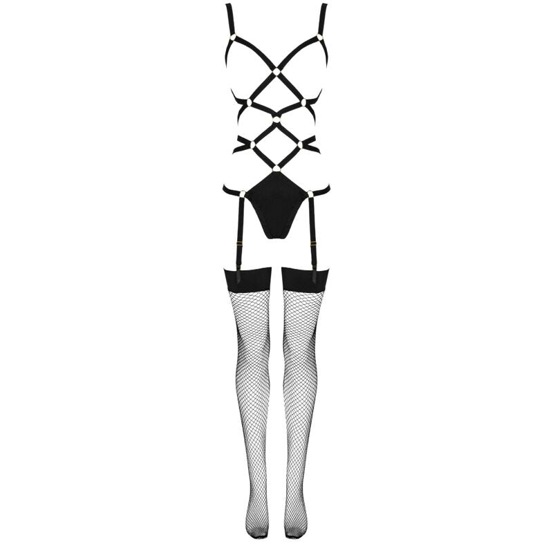 LIVCO CORSETTI FASHION - THIARA LC 20213 SET BODY + STOCKINGS