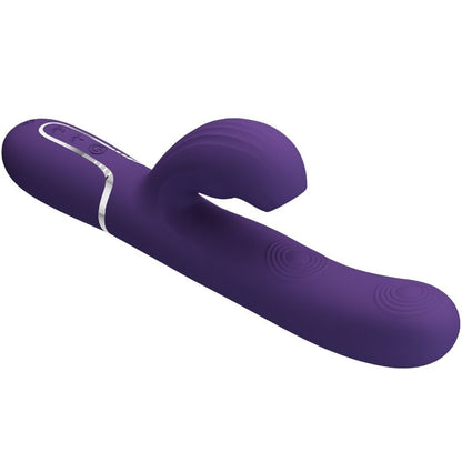PRETTY LOVE - VIBROMASSEUR POINT G PERLITA 3 EN 1 MULTIFONCTION VIOLET