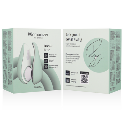 WOMANIZER - LIBERTY 2 CLITORIS STIMULATOR & SUCTION LIGHT