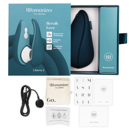 WOMANIZER - LIBERTY 2 CLITORIS STIMULATOR & SUCTION LIGHT