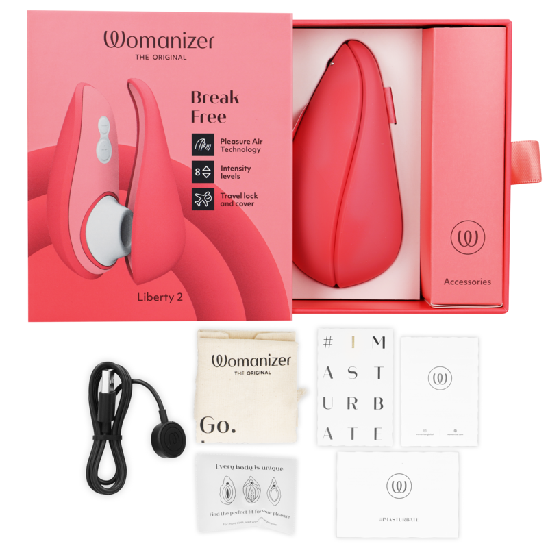 WOMANIZER - LIBERTY 2 CLITORIS STIMULATOR & SUCTION LIGHT