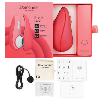 WOMANIZER - LIBERTY 2 CLITORIS STIMULATOR & SUCTION LIGHT
