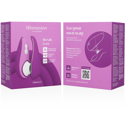 WOMANIZER - LIBERTY 2 CLITORIS STIMULATOR & SUCTION LIGHT