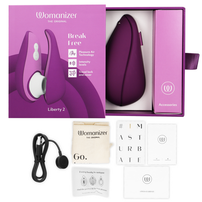 WOMANIZER - LIBERTY 2 CLITORIS STIMULATOR & SUCTION LIGHT