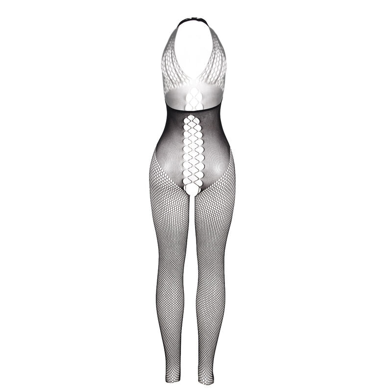 SUBBLIME - 951832 BODYSTOCKING CON ESPALDA ABIERTA Y DETALLES CRUZADOS NEGRO TALLA ÚNICA
