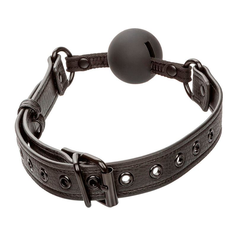 CALEXOTICS - BÂILLON BOULE NOCTURNE EN SILICONE NOIR