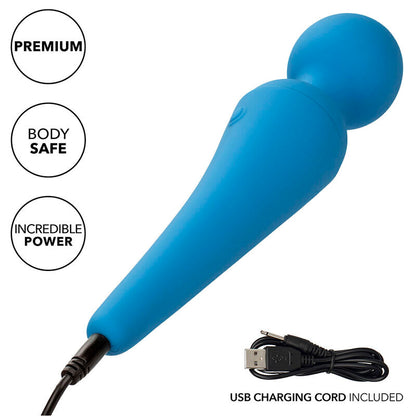 CALEXOTICS - BAGUETTE VIBRANTE COUTURE KIT 10 VIBRATIONS BLEUE
