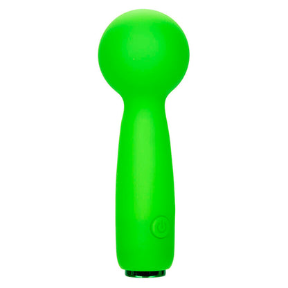 CALEXOTICS - NEON VIBES THE BUBBLY VIBE MINI MASSAGER 10 VIBRATIONS GREEN