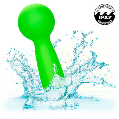 CALEXOTICS - NEON VIBES THE BUBBLY VIBE MINI MASSAGER 10 VIBRATIONS GREEN