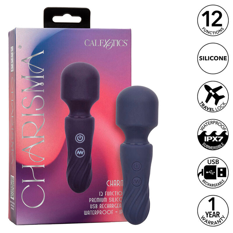 CALEXOTICS - MASSEUR CHARISMA CHARM 12 FONCTIONS VIOLET