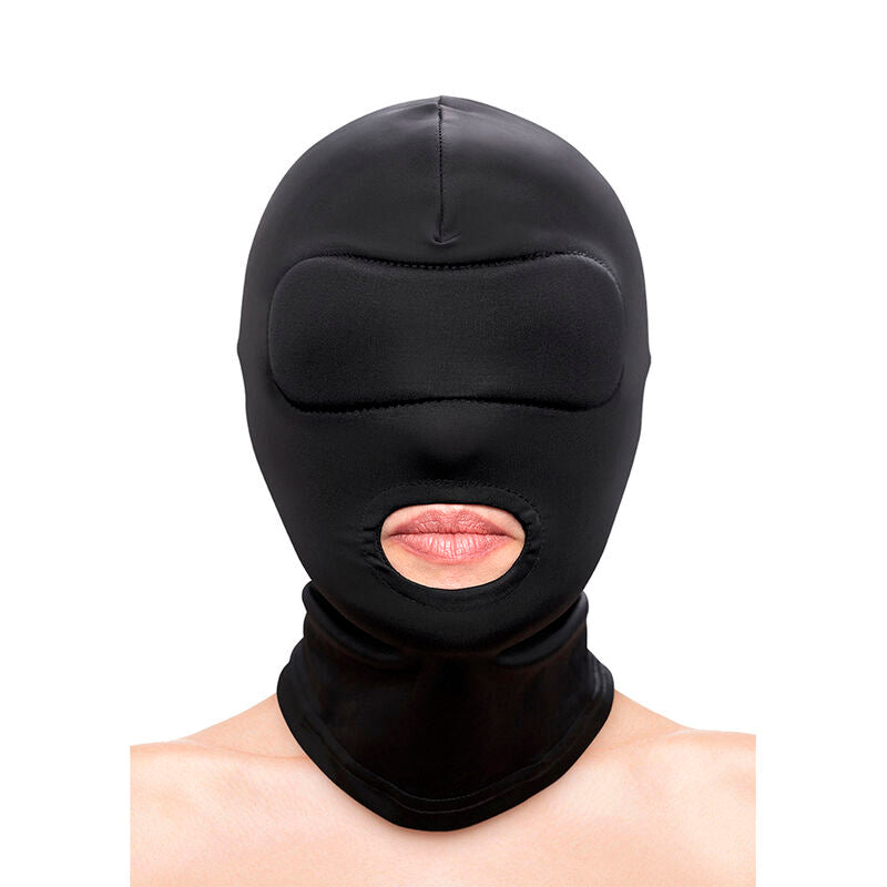NS NOVELTIES - FETISH & FASHION MOUTH HOOD NYLON BLACK