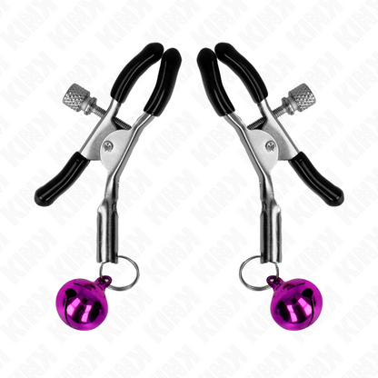 KINK - PURPLE SINGLE BELL NIPPLE CLAMP 6 CM
