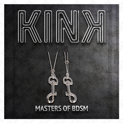 KINK - PINZA PARA PEZÓN DE GANCHO FINO PLATA 7 CM