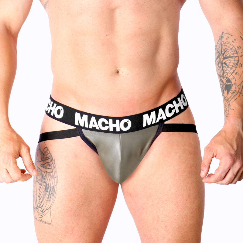 MACHO - MX27GR JOCK LEATHER BEIGE