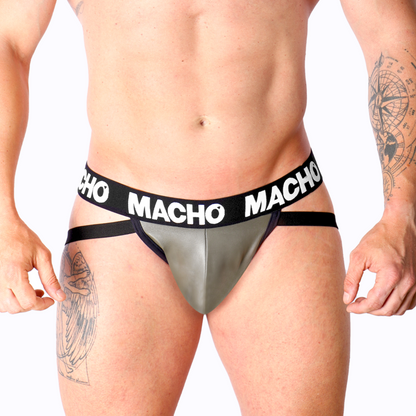 MACHO - MX27GR JOCK LEATHER BEIGE