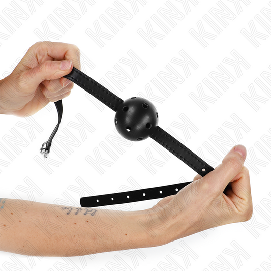 KINK - BAILLON RESPIRANT NOIR SIMPLICITÉ 4,5 CM GAG 62 x 1,5 CM