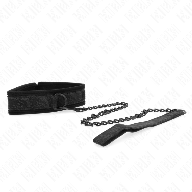 KINK - COLLIER MODÈLE BASIQUE AVEC LAISSE 77 CM MODÈLE 5 RÉGLABLE 34-54 CM X 5 CM