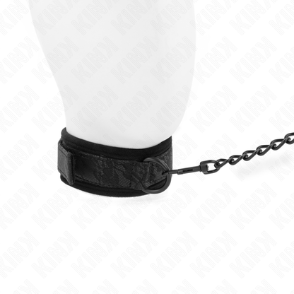 KINK - COLLIER MODÈLE BASIQUE AVEC LAISSE 77 CM MODÈLE 5 RÉGLABLE 34-54 CM X 5 CM