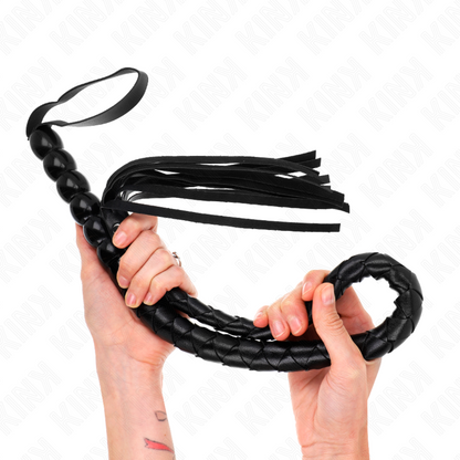 KINK - FOUET SERPENT PERLÉ 80 CM