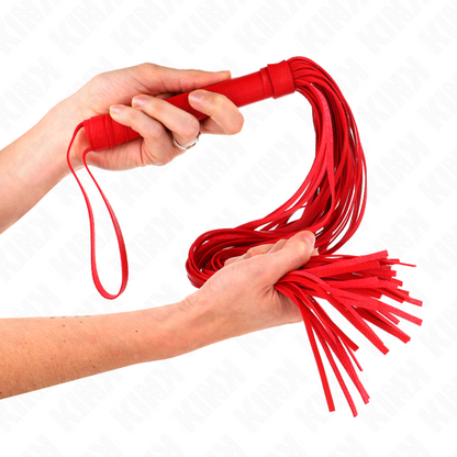 KINK - LÁTIGO DE PVC BLANDO ROJO 70 CM