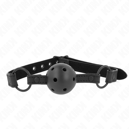 KINK - MORDAZA DE BOLA DE NEOPRENO DE 4,5 CM, AJUSTABLE DE 63,5 X 2 CM, RANGO DE 41 A 59 CM
