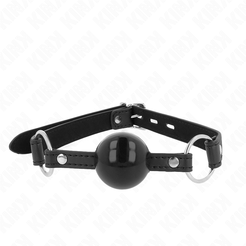 KINK - BAILLON BAVETTE TPE 4 CM AVEC CADENAS NOIR 60 x 2 CM