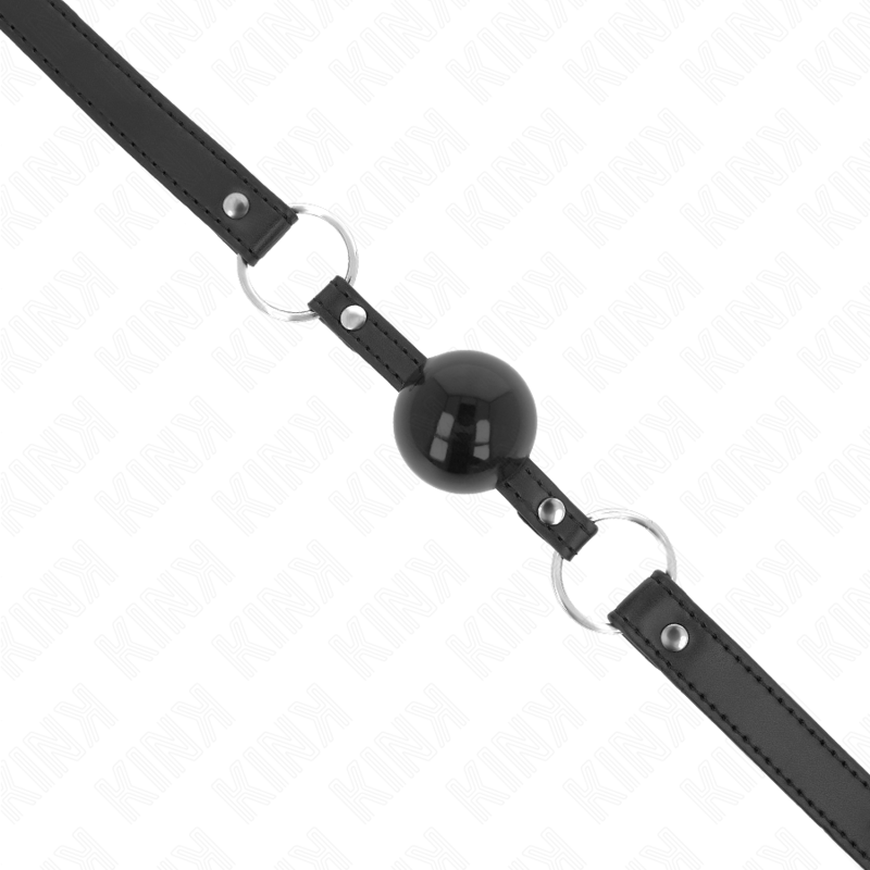 KINK - BAILLON BAVETTE TPE 4 CM AVEC CADENAS NOIR 60 x 2 CM