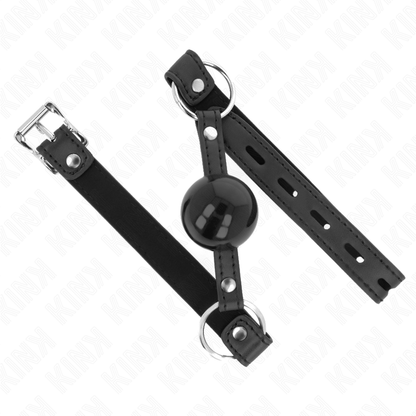 KINK - BAILLON BAVETTE TPE 4 CM AVEC CADENAS NOIR 60 x 2 CM
