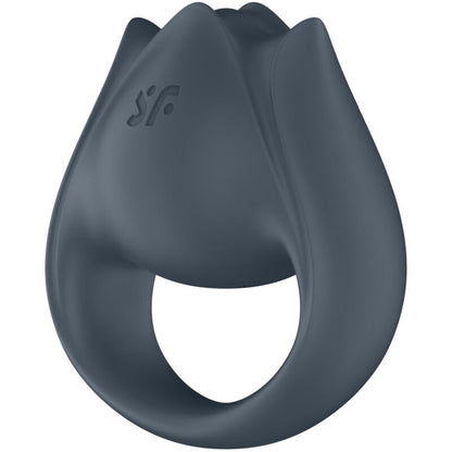 SATISFYER - PERFECT PAIR 2 MULTIVIBRATOR 2 IN 1 PENIS RING AND FINGER STIMULATOR GREY