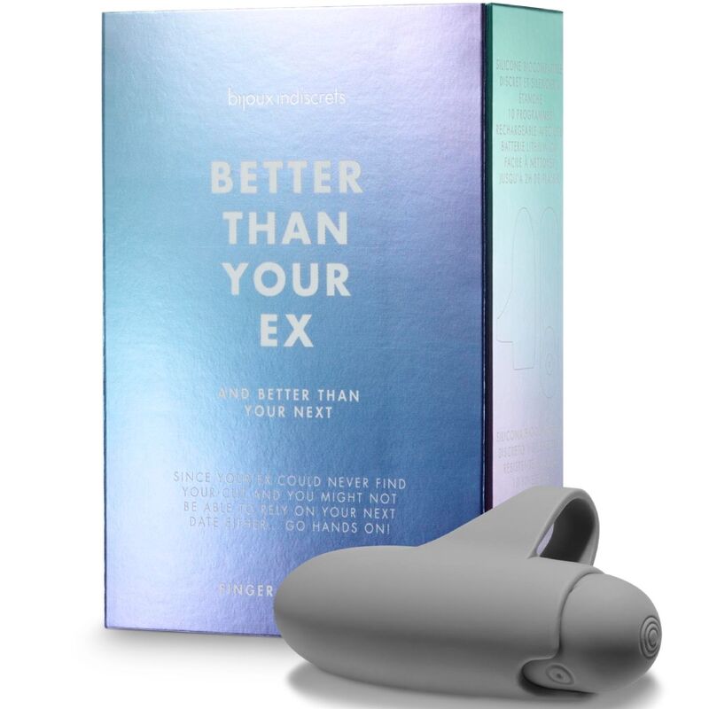 BIJOUX INDISCRETS - BETTER THAN YOUR EX VIBRATOR BULLET 10 VIBRATIONS GREY