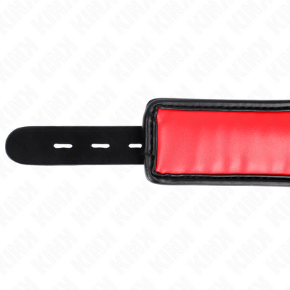 KINK - COLLAR CON TIRA DE PIEL SINTÉTICA TIPO ESPONJA MODELO 3 AJUSTABLE 37-54 CM X 3 CM