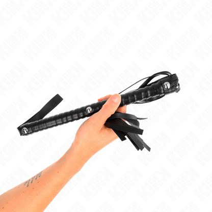 KINK - LÁTIGO CON MANGO NEGRO TEXTURIZADO DE 48,5 CM