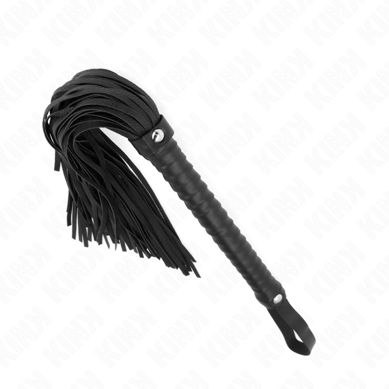 KINK - LÁTIGO CON MANGO NEGRO TEXTURIZADO DE 48,5 CM