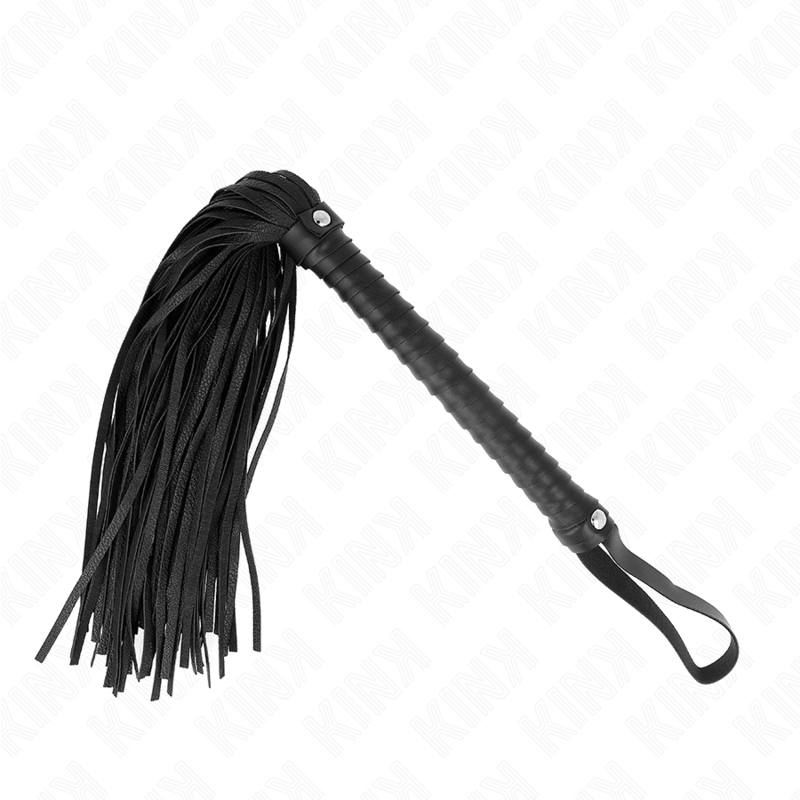KINK - LÁTIGO CON MANGO NEGRO TEXTURIZADO DE 48,5 CM