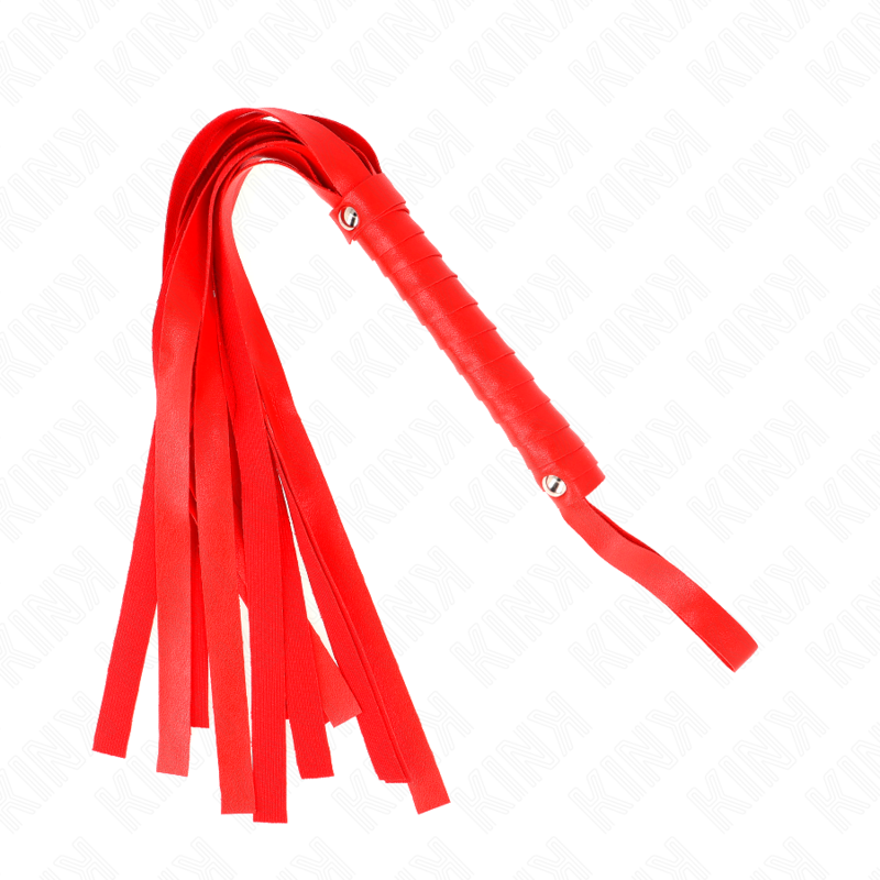 FOUET À LARGE QUEUE ROUGE KINK 48,5 CM