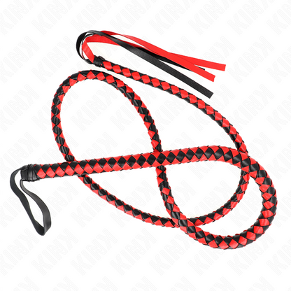 KINK - FOUET SERPENT ROUGE LONG 210 CM