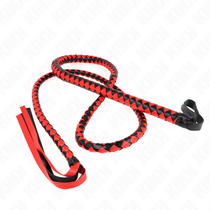KINK - FOUET SERPENT ROUGE LONG 210 CM