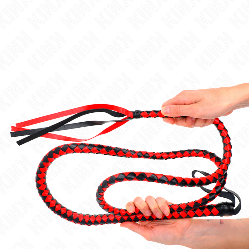 KINK - FOUET SERPENT ROUGE LONG 210 CM