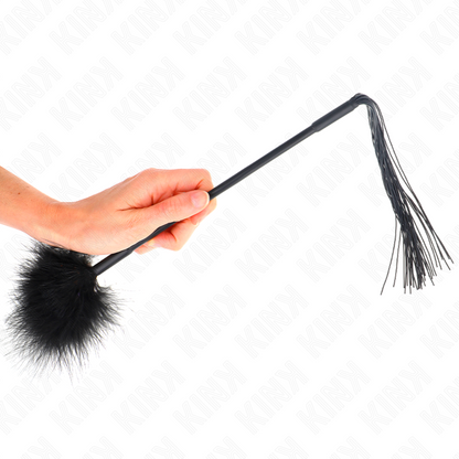 KINK - SILICONE WHIP WITH FEATHERS FOR TICKLE 47 CM